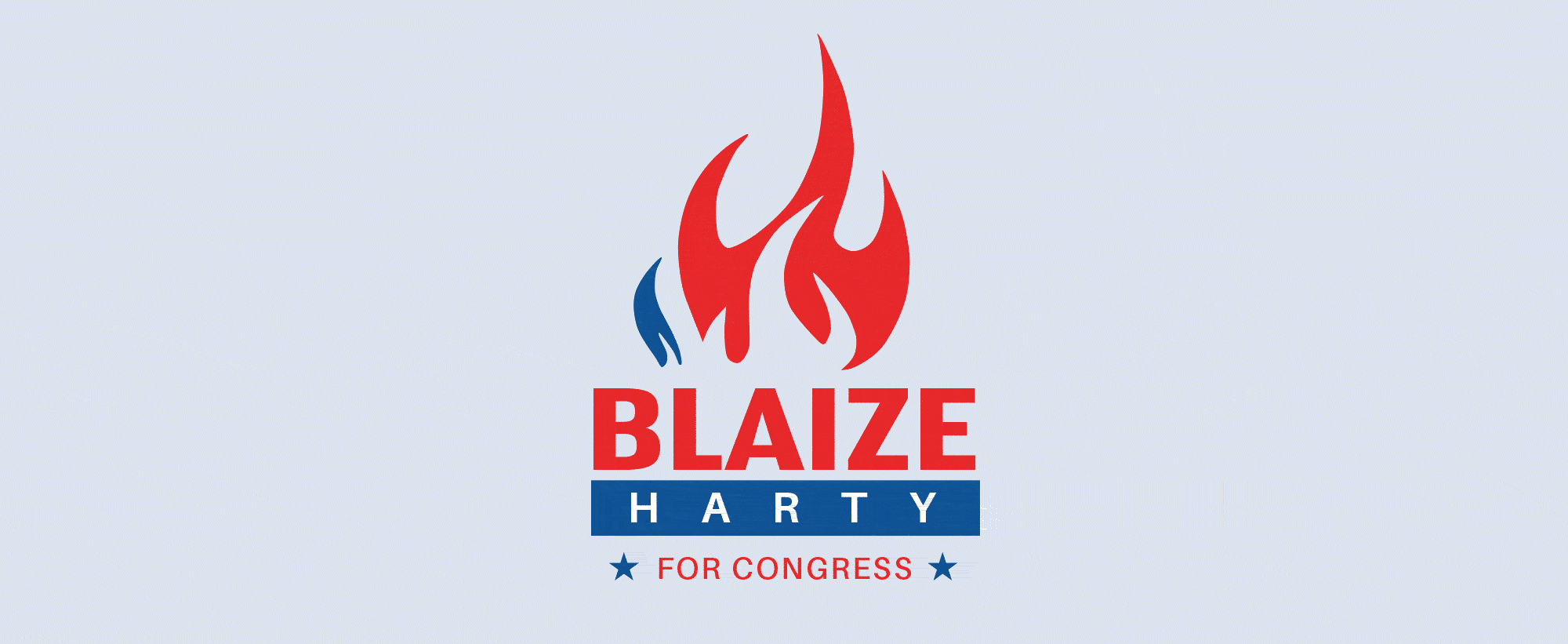 Animated motion graphic sequence displaying custom political candidate brand identity logos and campaign emblems. 